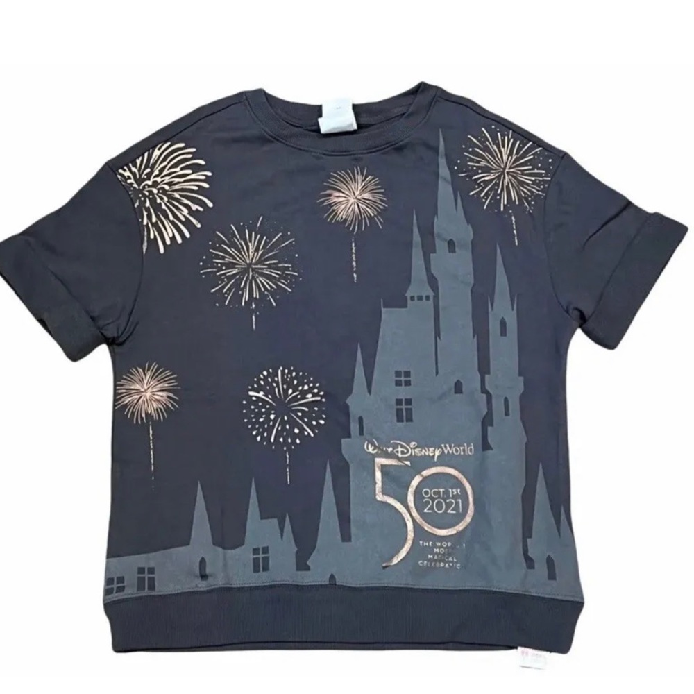 Walt Disney World 50th Anniversary October 1 Dolman Pullover Shirt